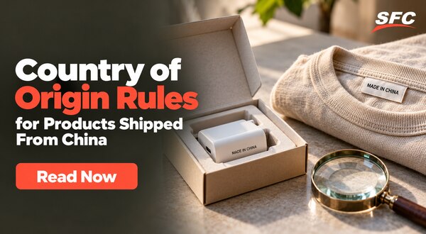Country of Origin Rules for Products Shipped From China