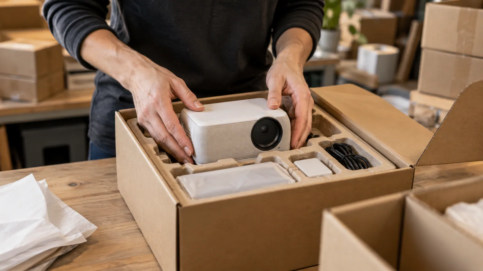 Custom ecommerce product packaging and kitting